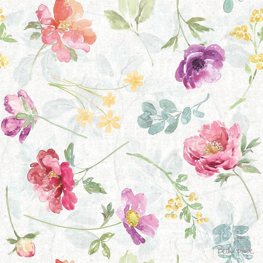 Springtime Bloom Pattern I Poster Print by Beth Grove-VARPDX50049 Image 1