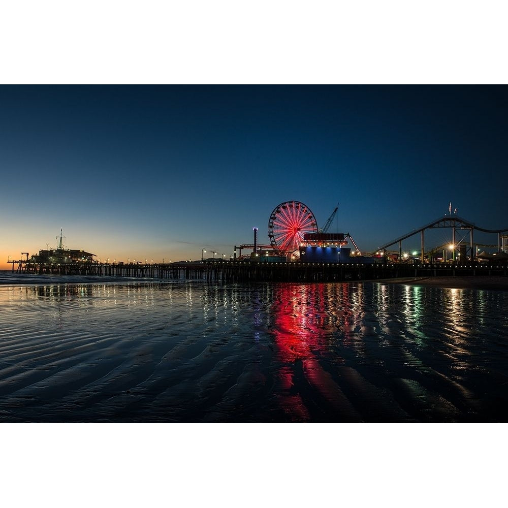 Santa Monica Pier at Sunset California Poster Print by Carol Highsmith-VARPDX50089 Image 1