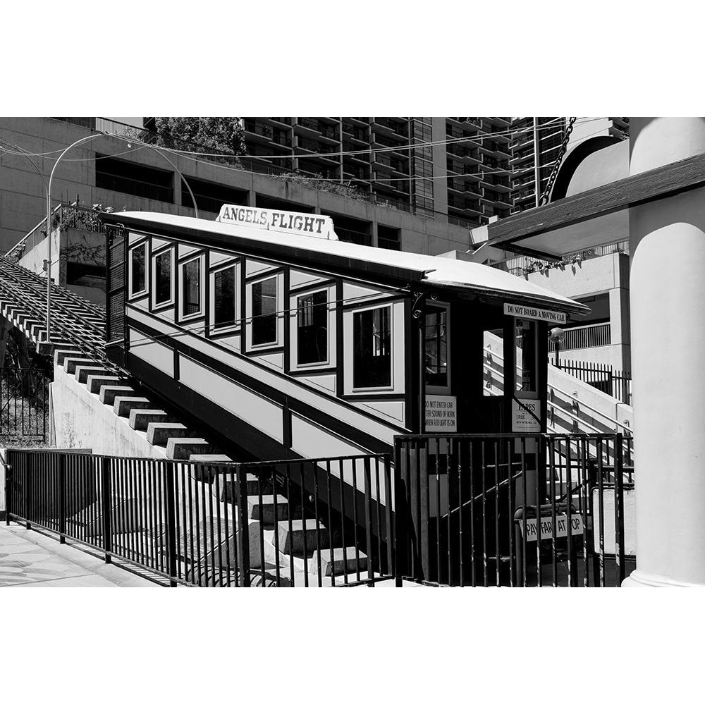 Angels Flight in the Bunker Hill district of Downtown Los Angeles California Poster Print by Carol Highsmith-VARPDX50096 Image 1