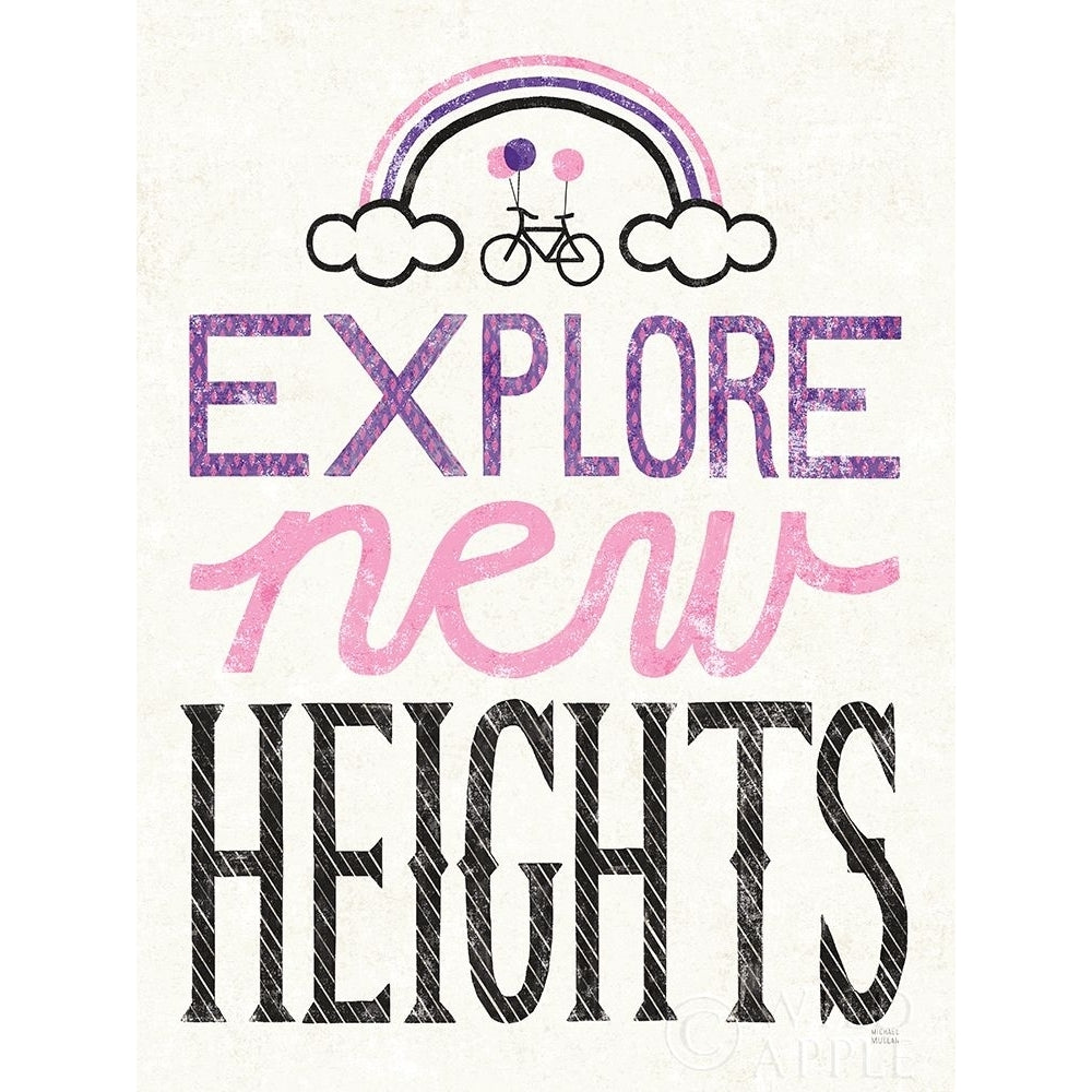 Explore Heights Pink Purple Poster Print by Michael Mullan-VARPDX50297 Image 1