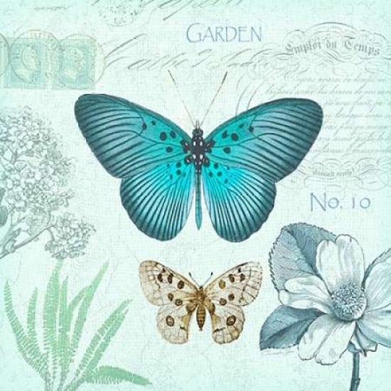 Butterflies and Botanical 2 Poster Print by Christopher James-VARPDX502JAM1185 Image 1