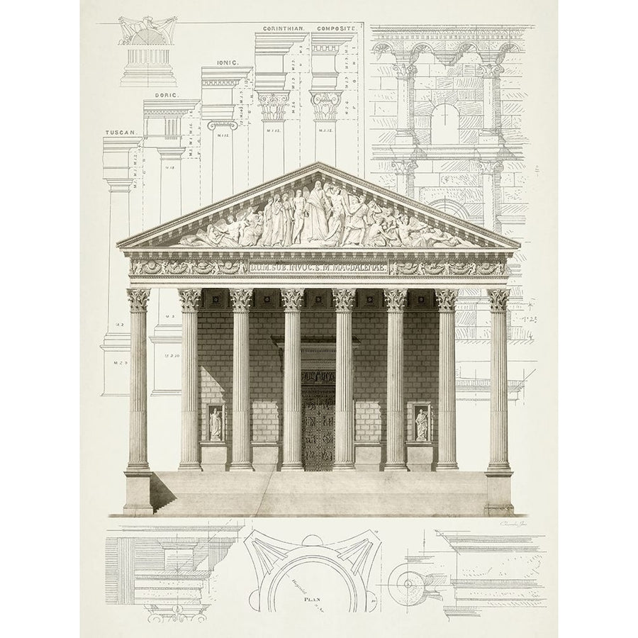 Classical Greek Columns Poster Print by Christopher James-VARPDX502JAM1248 Image 1