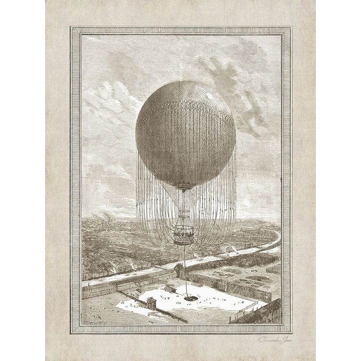 Balloon Over The Seine Poster Print by Christopher James-VARPDX502JAM1246 Image 2