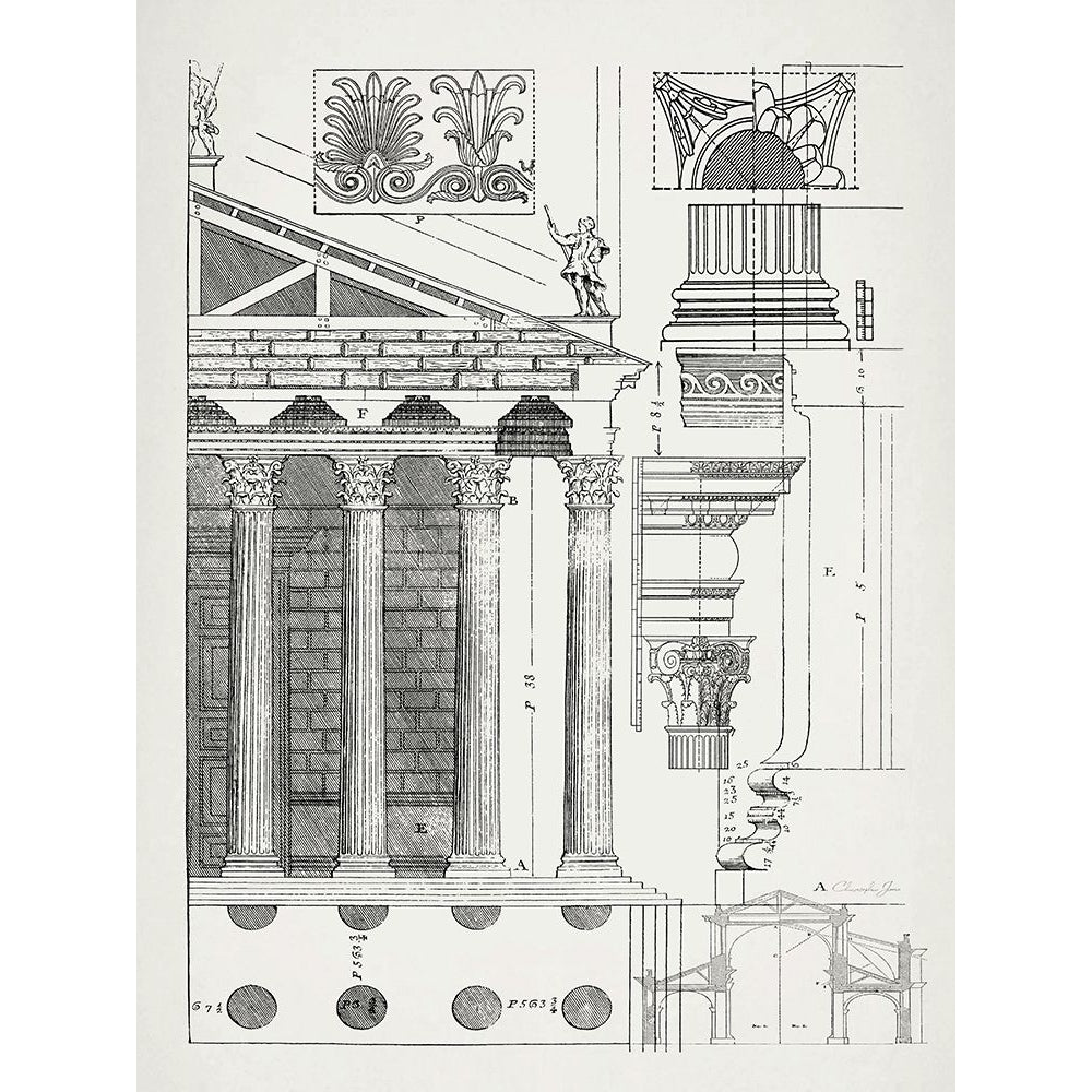 Column Details 2 Poster Print by Christopher James-VARPDX502JAM1255 Image 2