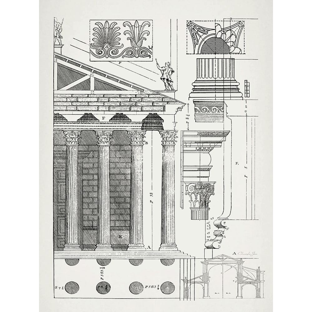 Column Details 2 Poster Print by Christopher James-VARPDX502JAM1255 Image 1