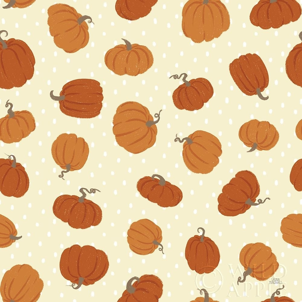 Harvest Village Pattern V Poster Print by Laura Marshall-VARPDX50371 Image 1