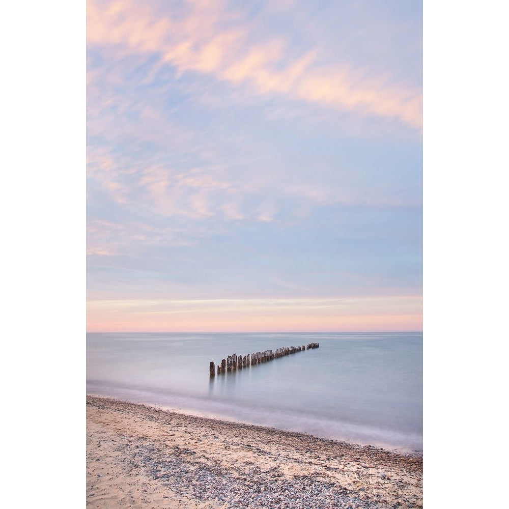 Lake Superior Old Pier I Poster Print by Alan Majchrowicz-VARPDX50403 Image 1