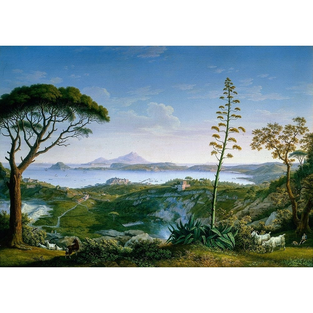 View of the Gulf of Pozzuoli from Solfatara Poster Print by Philipp Hackert-VARPDX50444 Image 1