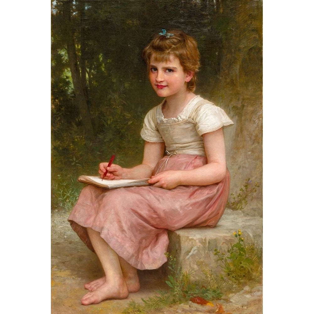 A Calling Poster Print by William Adolphe Bouguereau-VARPDX50503 Image 1