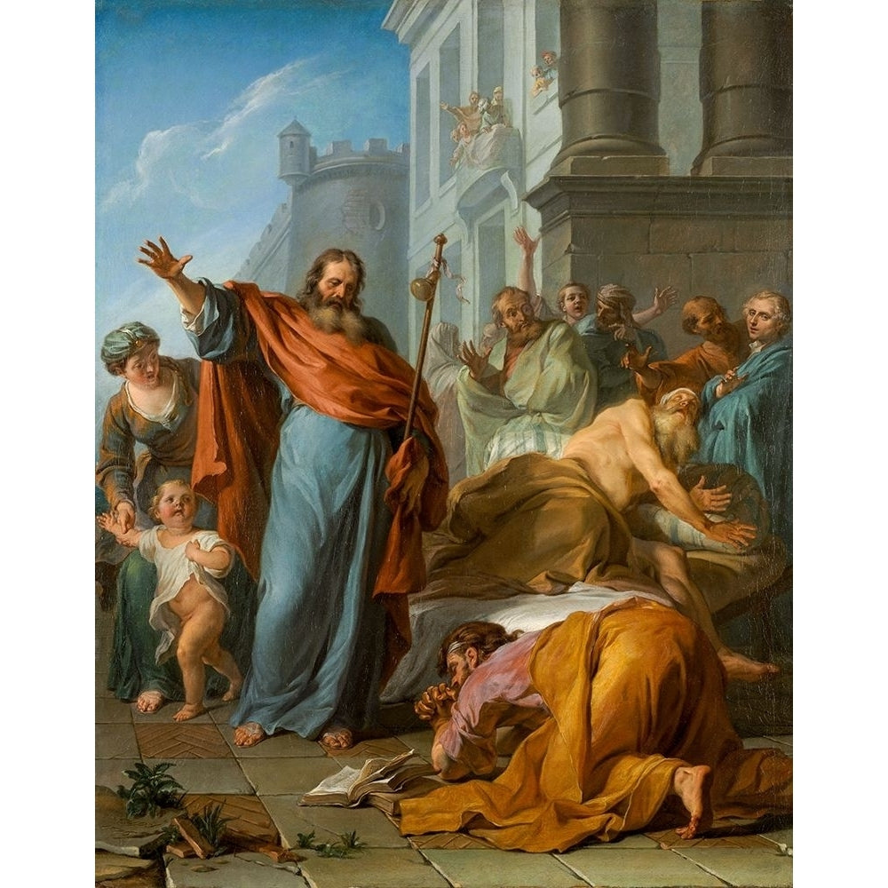 The Miracles of Saint James the Greater Poster Print by Noel Nicolas Coypel-VARPDX50663 Image 1