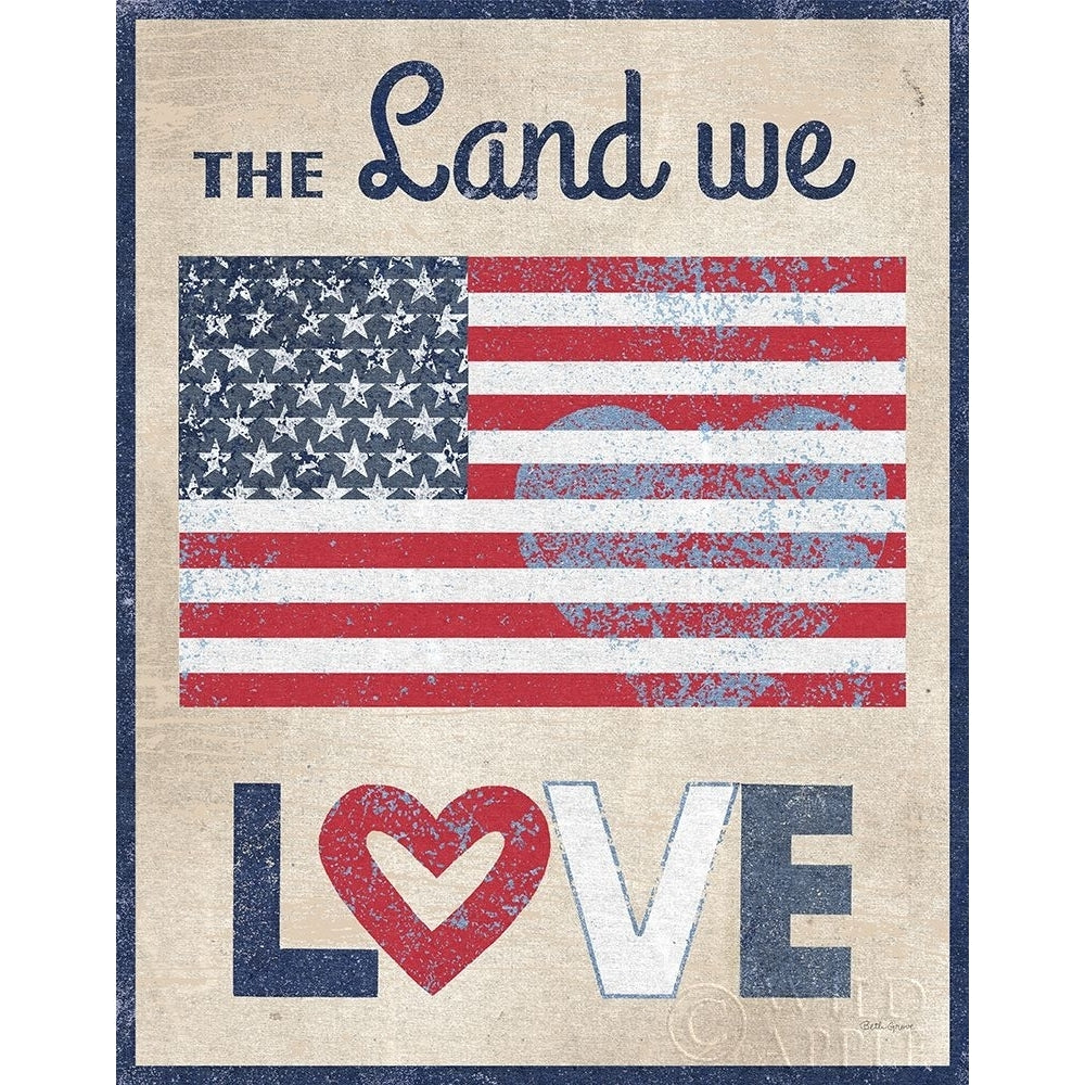 The Land We Love Dark Poster Print by Beth Grove-VARPDX50669 Image 1