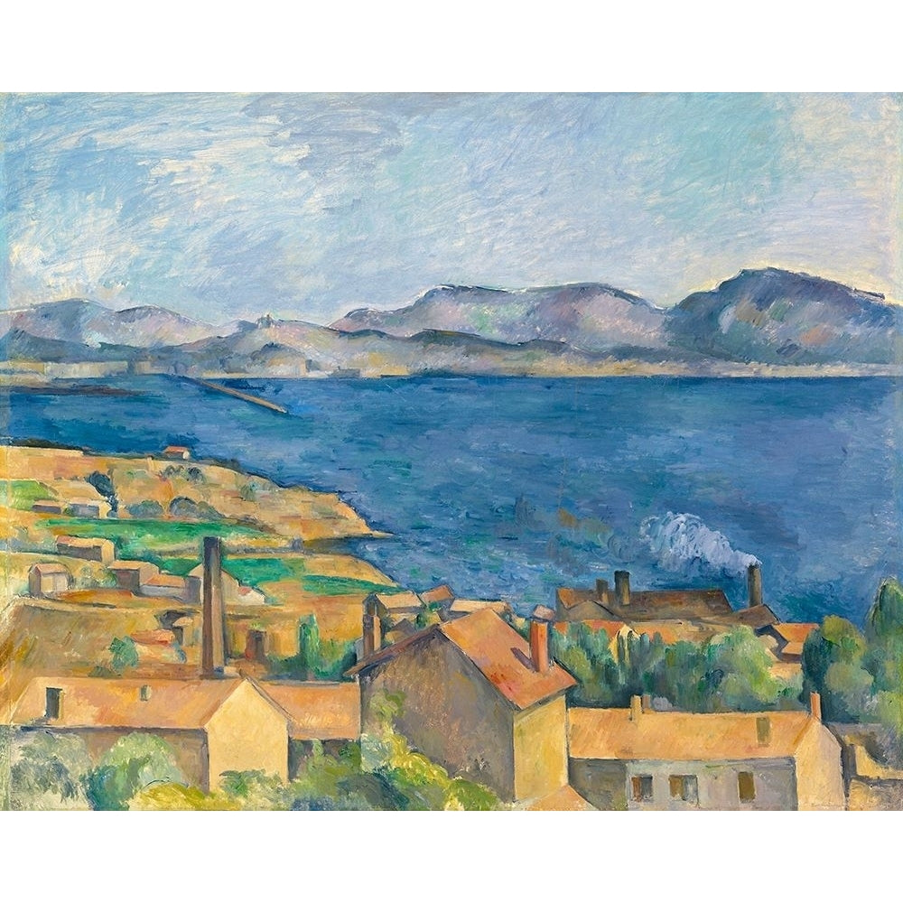 The Bay of Marseille Seen from L_?_Estaque 1885 Poster Print by Paul Cezanne-VARPDX50726 Image 1