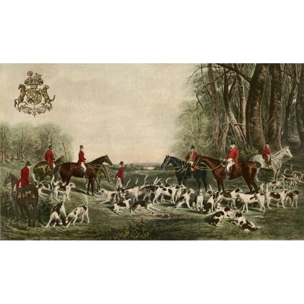 The Meet at Blagdon Poster Print - John Snow-VARPDX50732Z Image 1