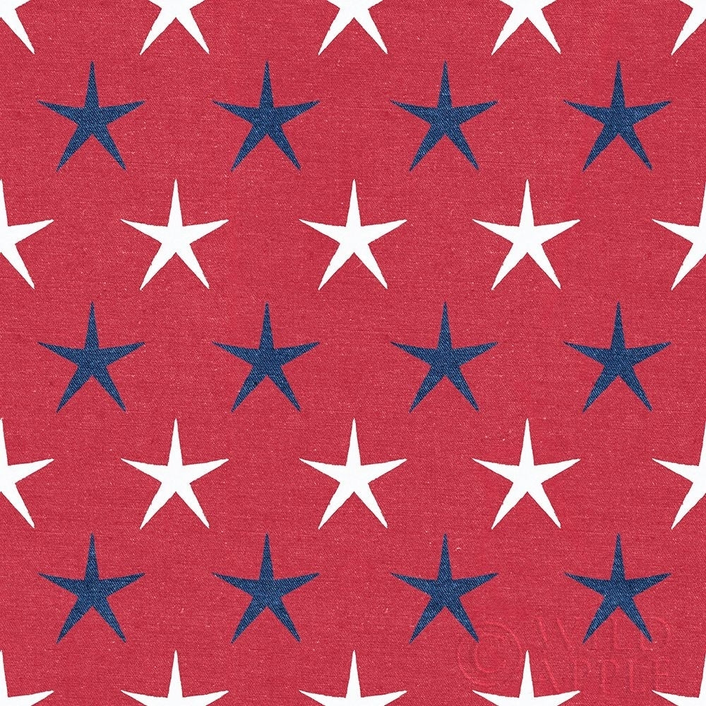 Stars and Stripes Dark Pattern IXA Poster Print by Beth Grove-VARPDX50797 Image 1