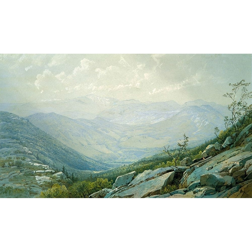 The Mount Washington Range from Mount Kearsarge 1872 by William Trost Richards-VARPDX50810 Image 1