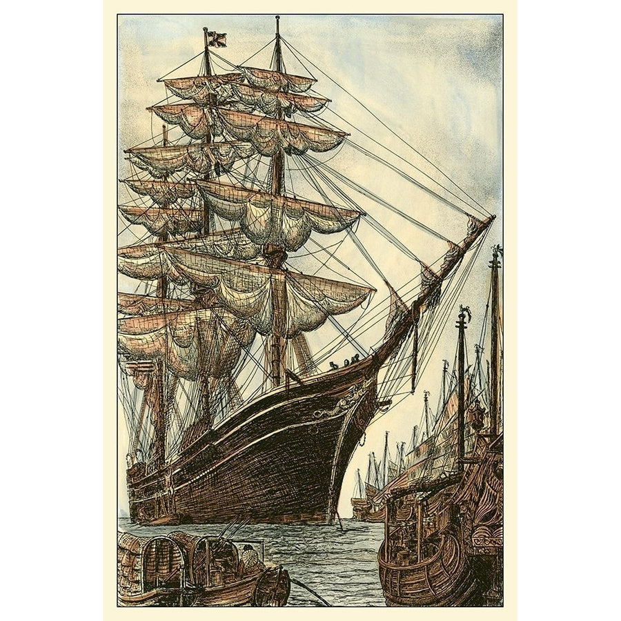 Printed Majestic Ship II Poster Print - Studio Vision-VARPDX50851Z Image 1