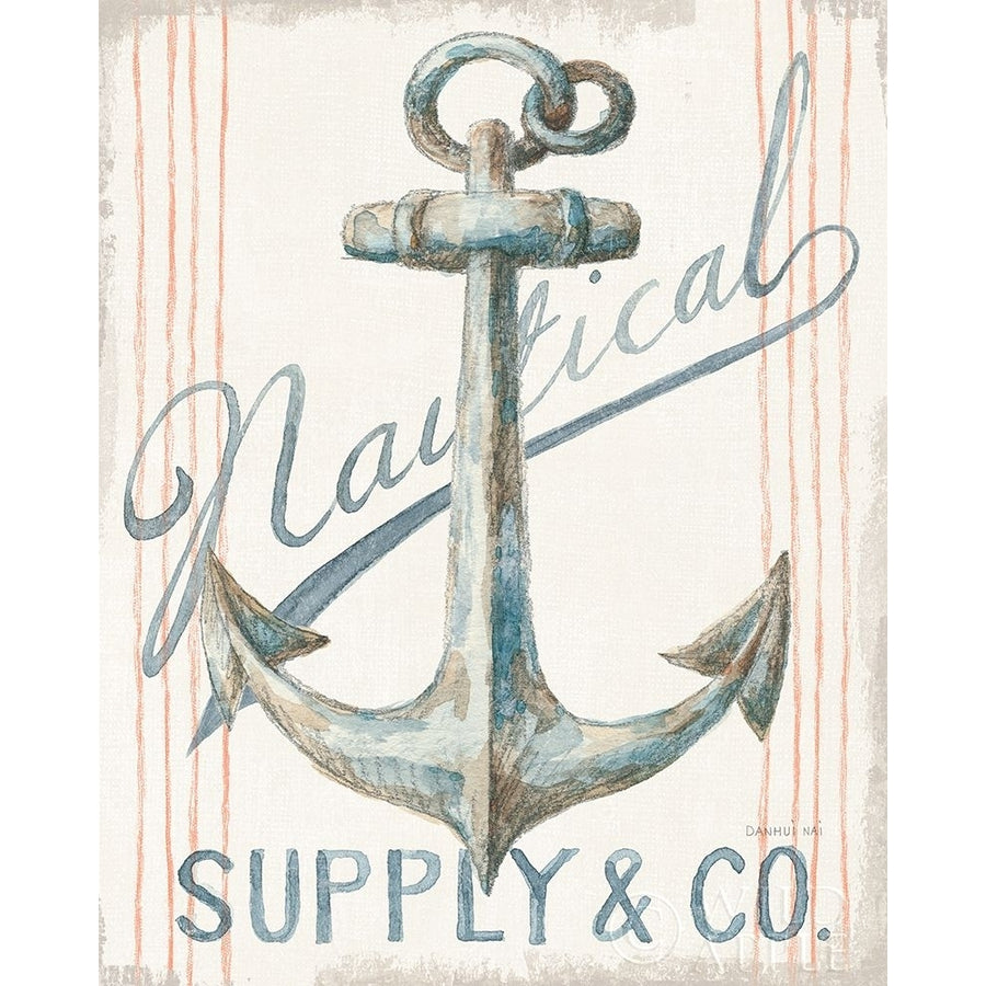 Floursack Nautical V Poster Print by Danhui Nai-VARPDX50942 Image 1