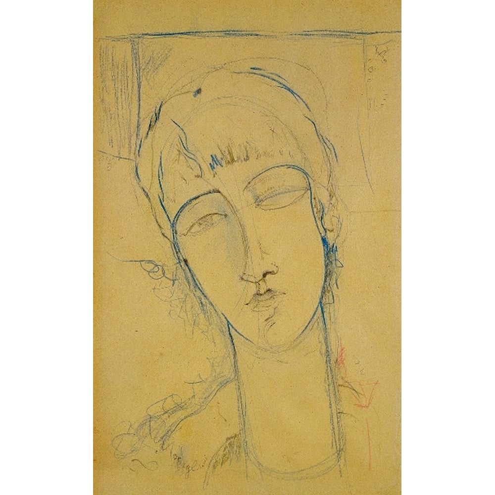 Ritratto di Donna Rossa Poster Print by Amedeo Modigliani-VARPDX50999 Image 1