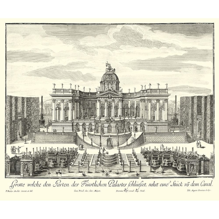 Fountains of Versailles IV Poster Print - Decker-VARPDX51095Z Image 1