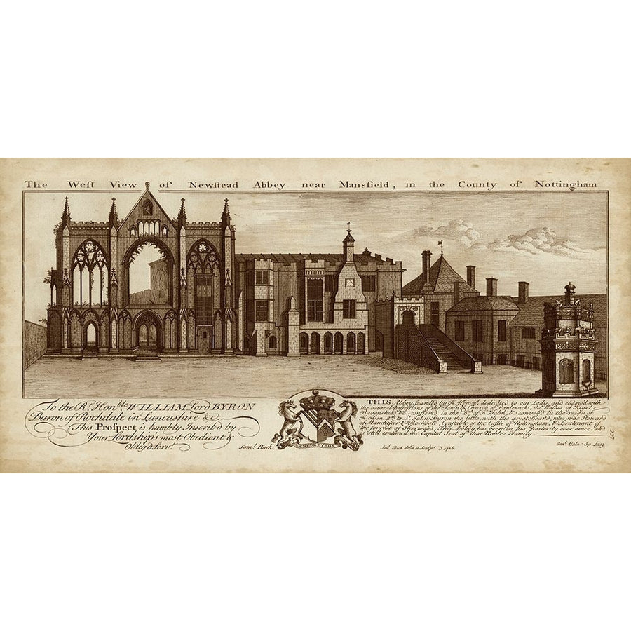 View of Newstead Abbey Poster Print - Nathaniel Buck-VARPDX51402Z Image 1