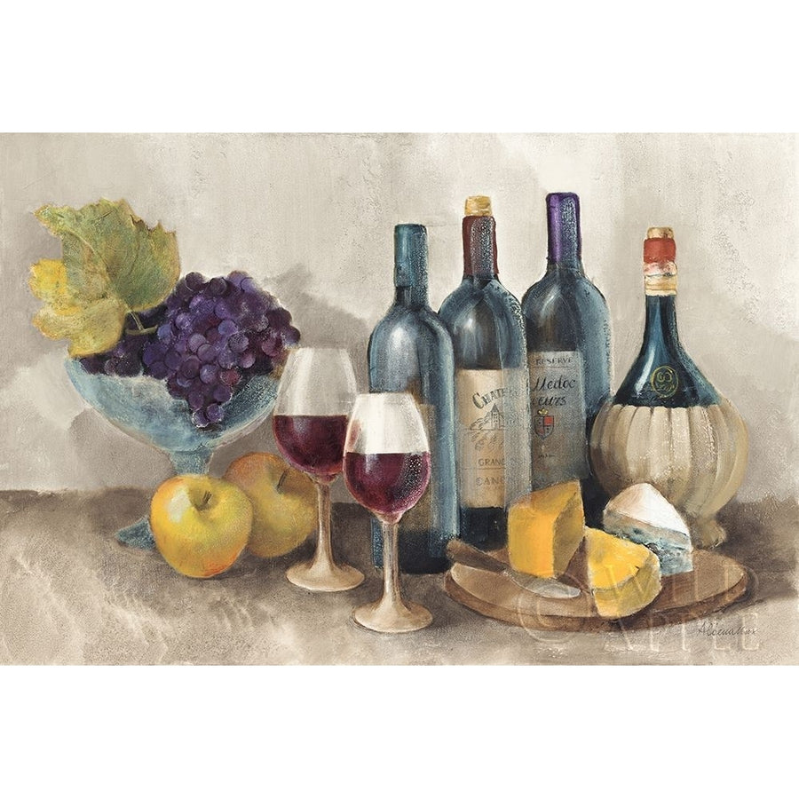 Wine and Fruit I v2 Light Poster Print by Albena Hristova-VARPDX51870 Image 1