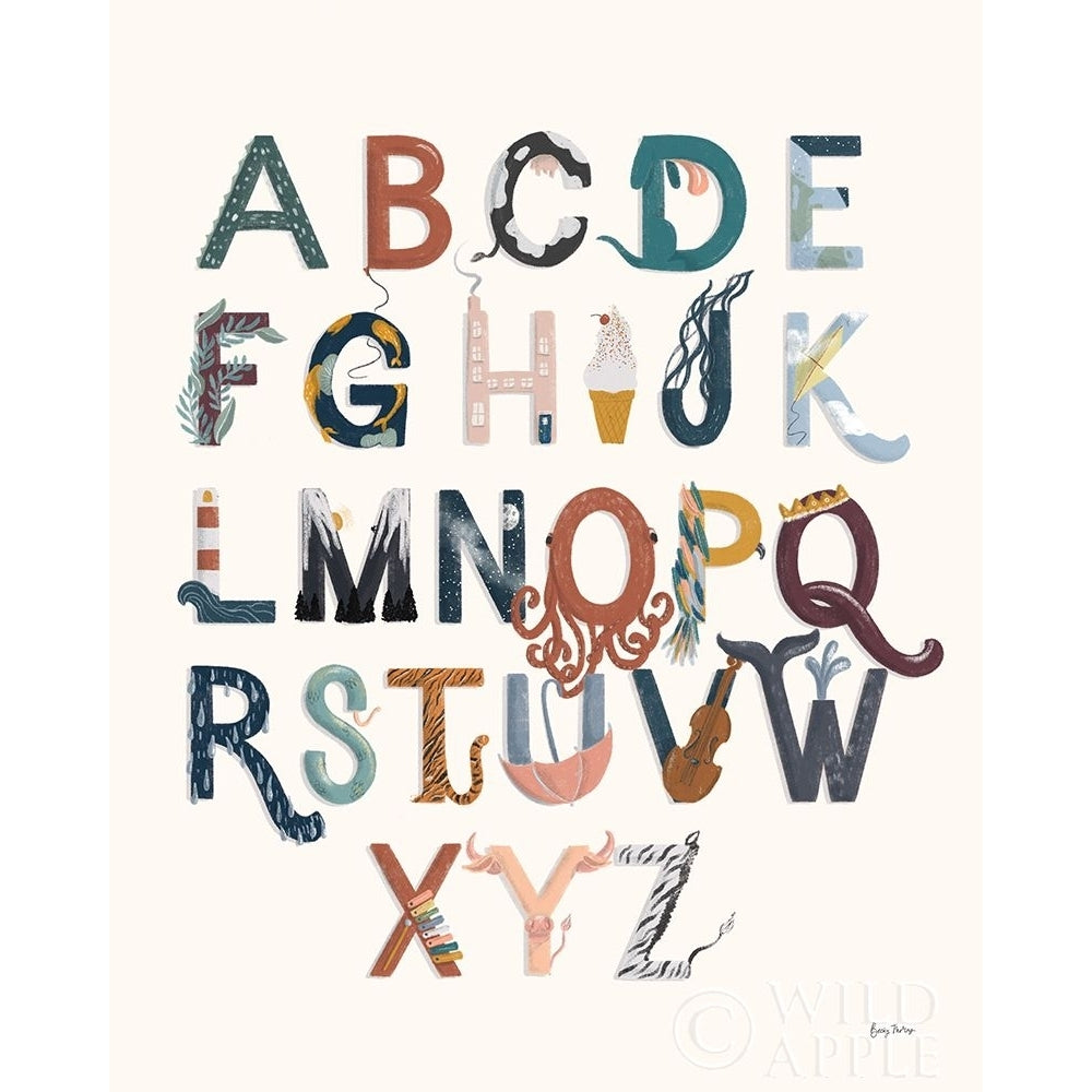 Alphabet A to Z Poster Print by Becky Thorns-VARPDX51893 Image 1