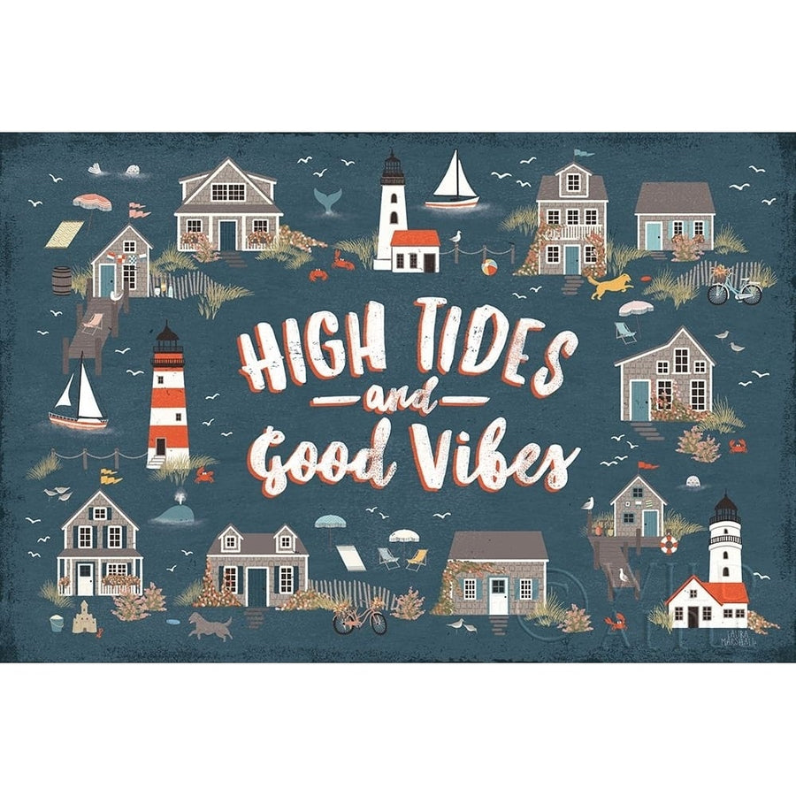 Seaside Village IV Poster Print by Laura Marshall-VARPDX51994 Image 1