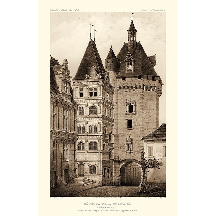 Sepia Chateaux VI Poster Print - Victor Petit-VARPDX52045Z Image 1