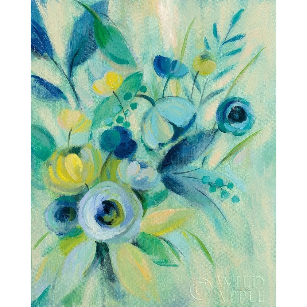 Elegant Blue Floral I Poster Print by Silvia Vassileva-VARPDX52208 Image 1