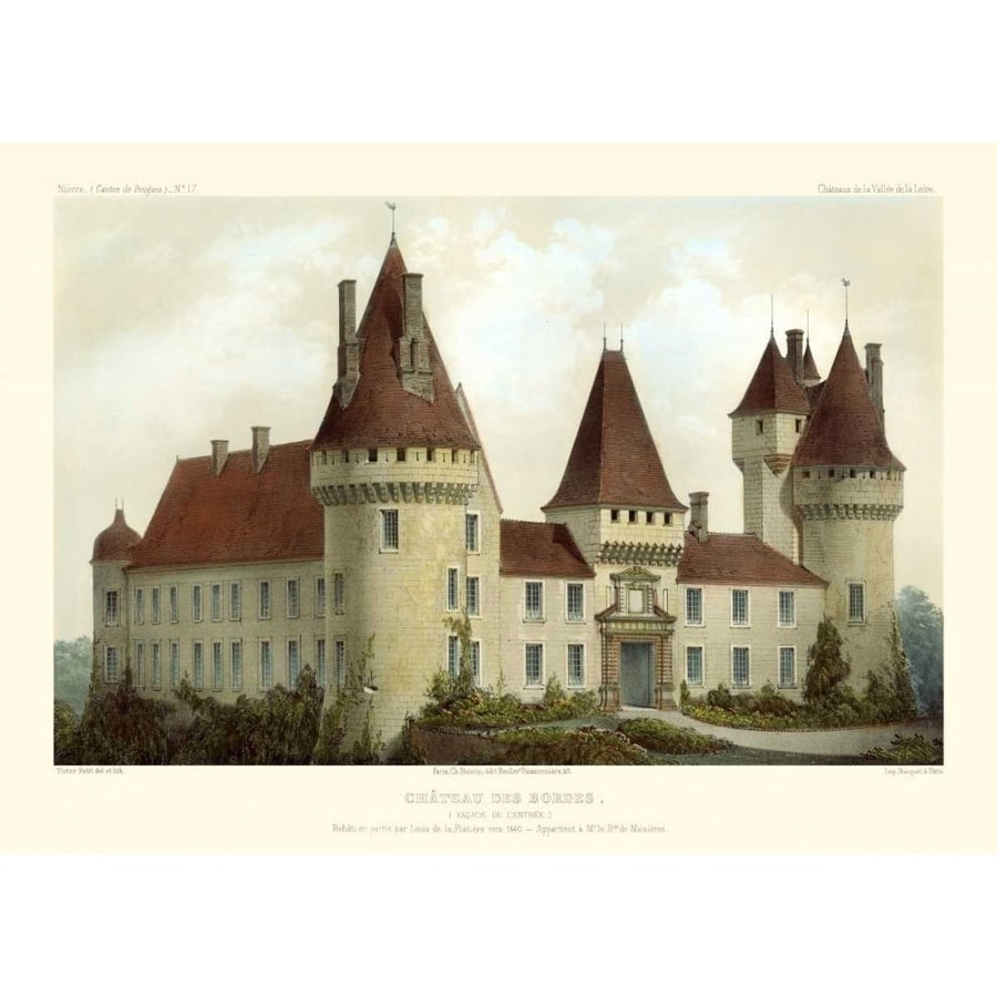 French Chateaux I Poster Print - Victor Petit-VARPDX52457Z Image 1