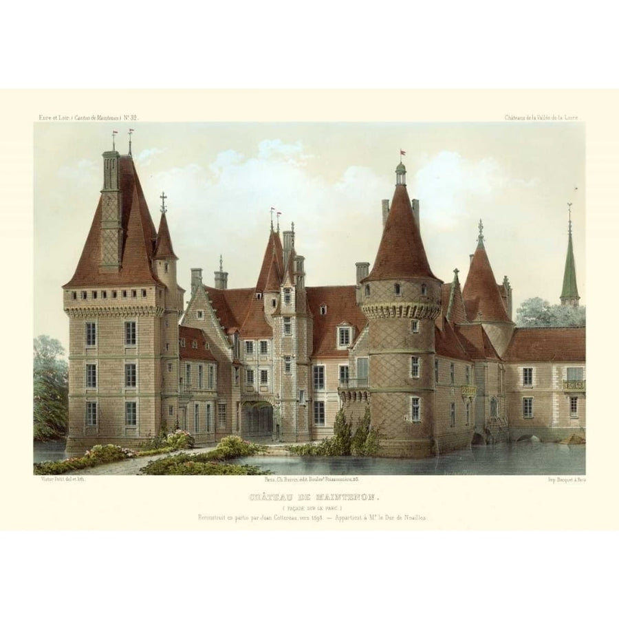 French Chateaux IV Poster Print - Victor Petit-VARPDX52460Z Image 1