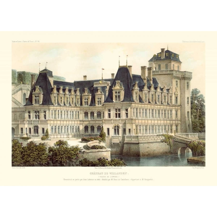 French Chateaux V Poster Print - Victor Petit-VARPDX52484Z Image 1