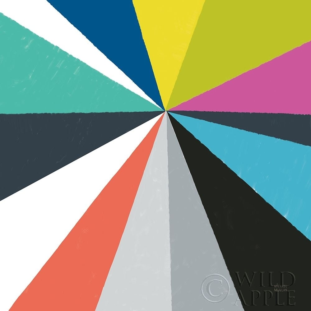 Triangulawesome Color IV Poster Print by Michael Mullan-VARPDX52648 Image 1