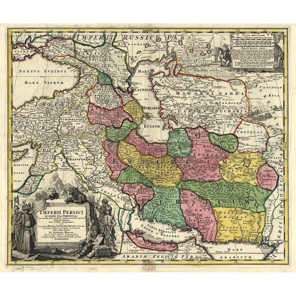 Persia in the 18th Century by Vintage Maps-VARPDX52711 Image 1