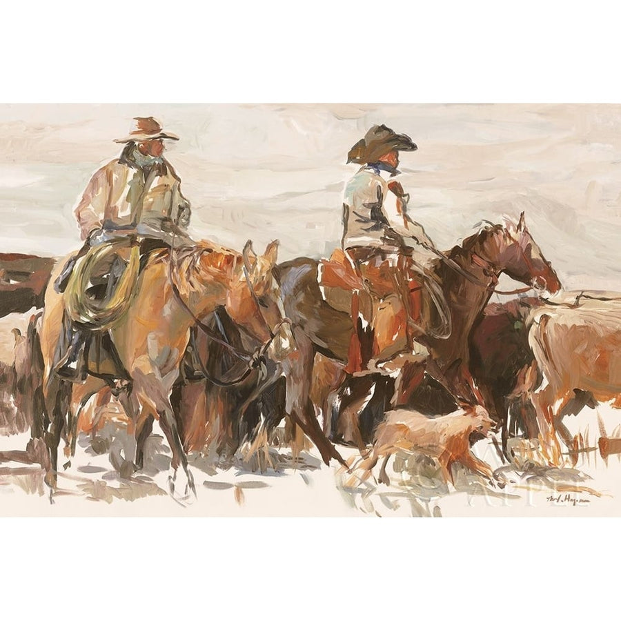 The Roundup Warm Poster Print by Marilyn Hageman-VARPDX52853 Image 1