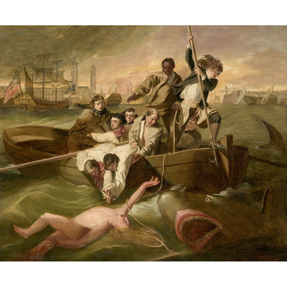 Watson and the Shark Poster Print by Copley ?_John Singleton Copley-VARPDX52897 Image 1