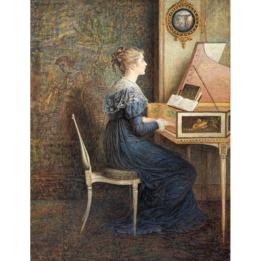 An Old Song Poster Print by William John Hennessy-VARPDX52976 Image 1