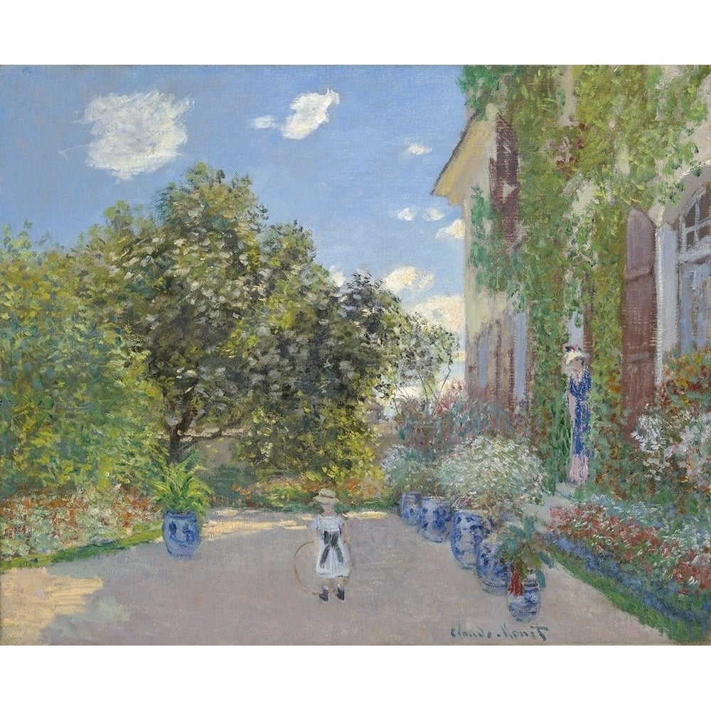 The Artist_?_s House at Argenteuil Poster Print by Claude Monet-VARPDX53077 Image 1