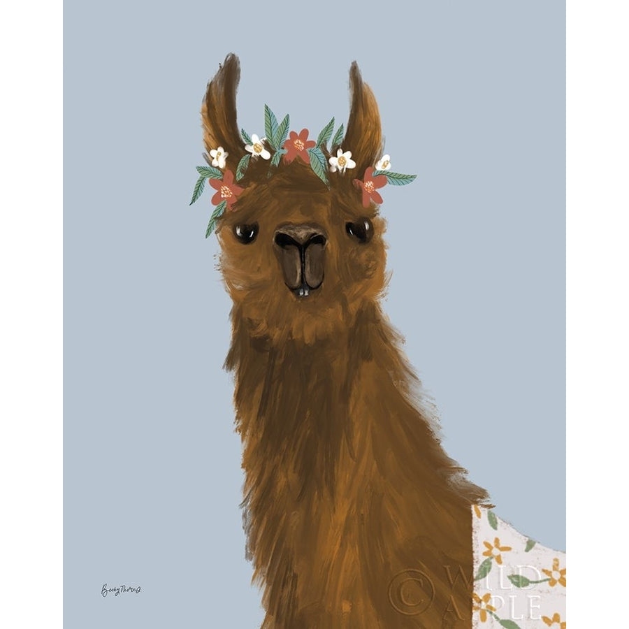 Delightful Alpacas II Poster Print by Becky Thorns-VARPDX53088 Image 1