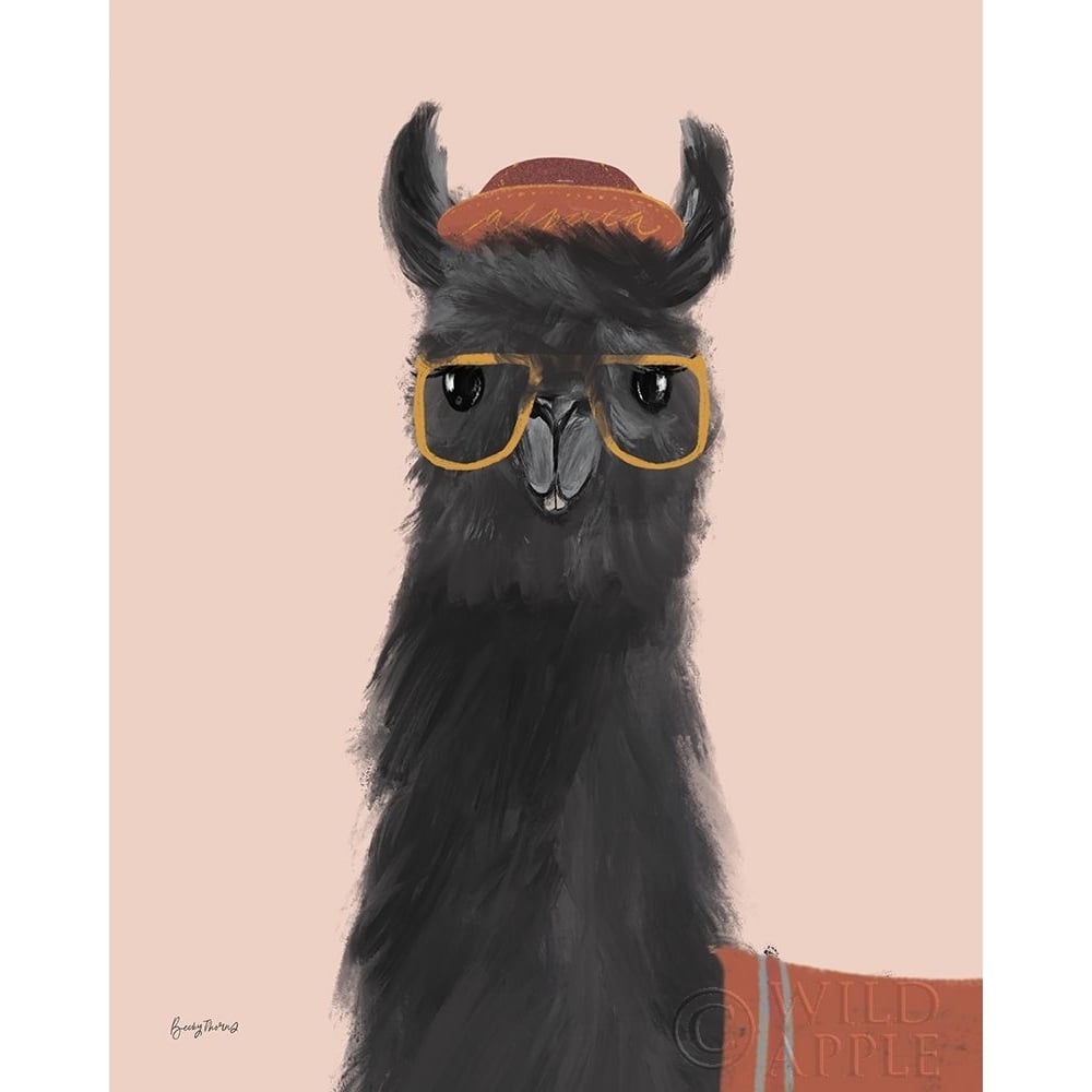 Delightful Alpacas IV Poster Print by Becky Thorns-VARPDX53090 Image 1