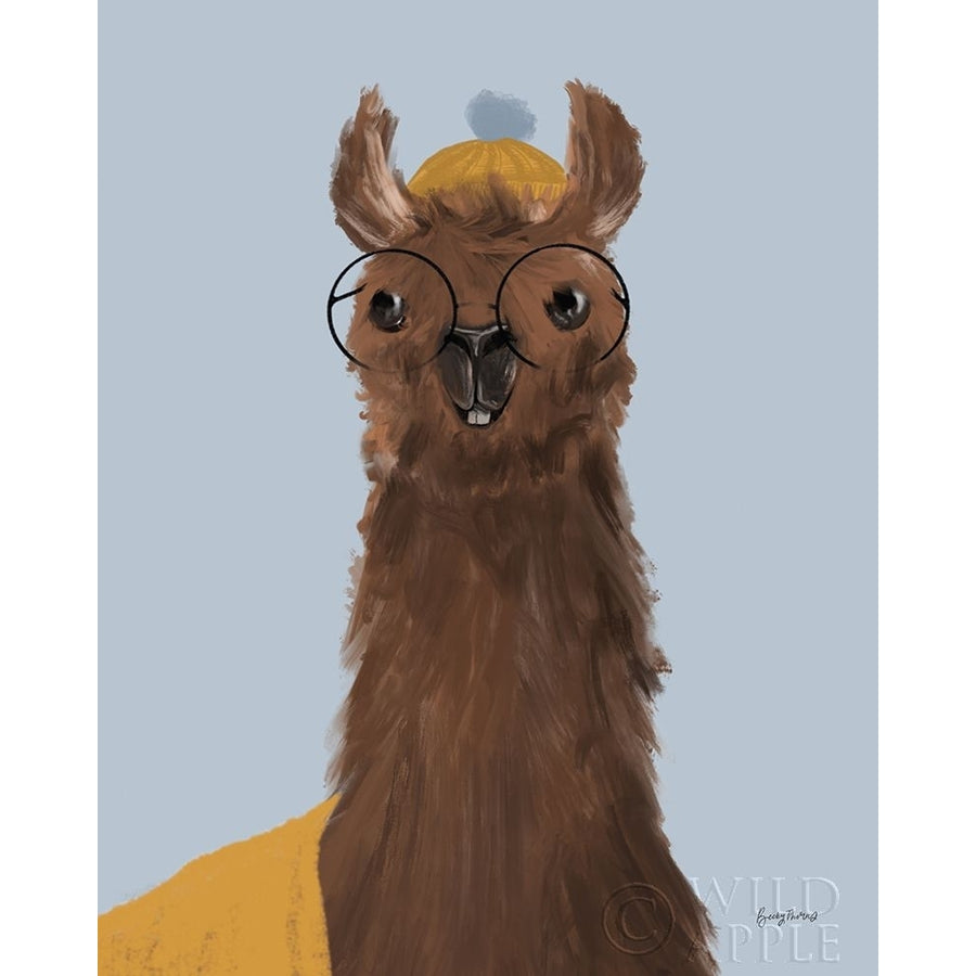 Delightful Alpacas III Poster Print by Becky Thorns-VARPDX53089 Image 1