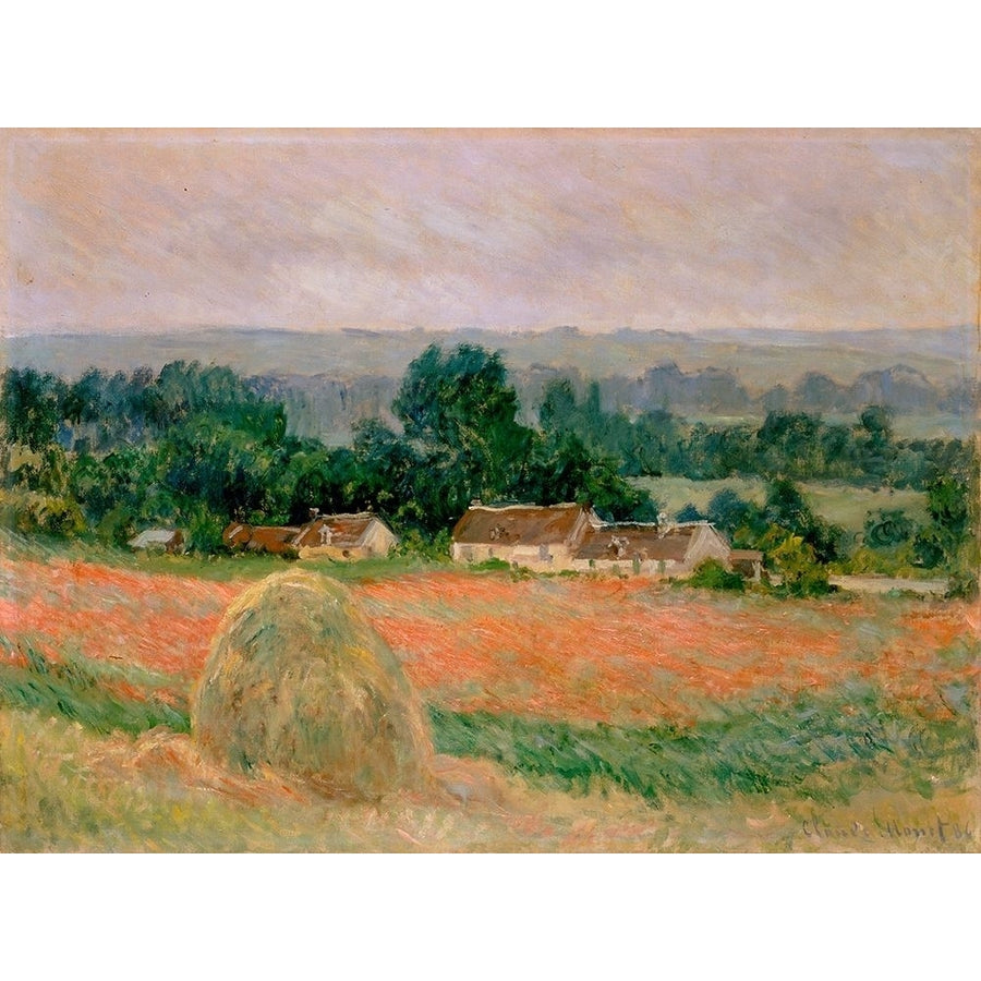 Haystack at Giverny Poster Print by Claude Monet-VARPDX53105 Image 1