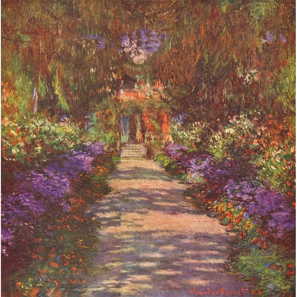 Garden way Poster Print by Claude Monet-VARPDX53106 Image 1