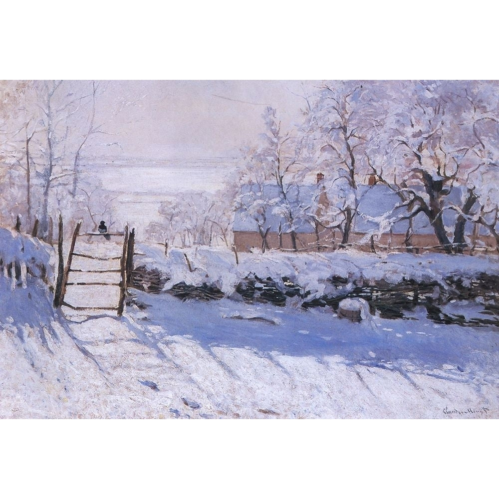 The magpie Poster Print by Claude Monet-VARPDX53113 Image 1