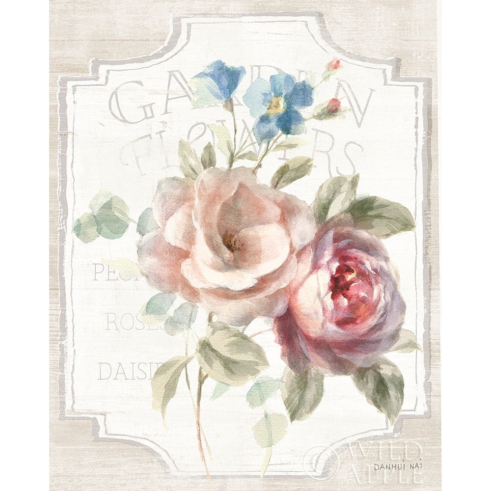 Cottage Garden IV on wood Poster Print by Danhui Nai-VARPDX53152 Image 1