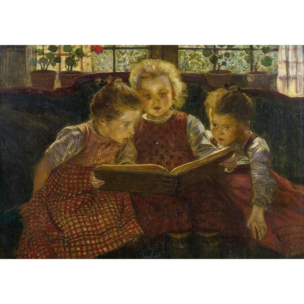 A Good Book Poster Print by Walter Firle-VARPDX53195 Image 1