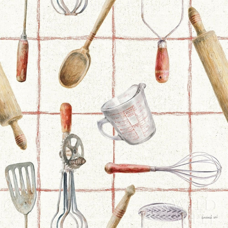 Kitchen Floursack Pattern IVA Poster Print by Danhui Nai-VARPDX53301 Image 1