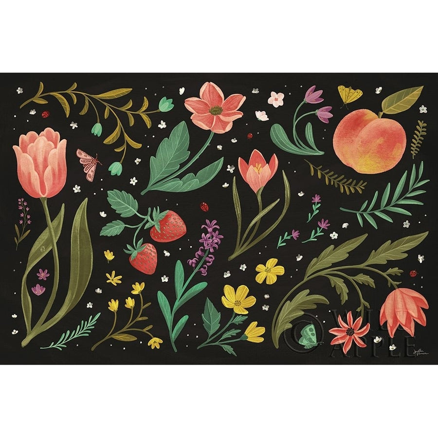 Spring Botanical I Black Poster Print by Janelle Penner-VARPDX53483 Image 1