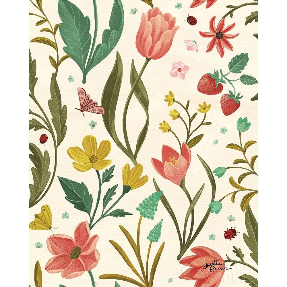 Spring Botanical Pattern IB Poster Print by Janelle Penner-VARPDX53491 Image 1