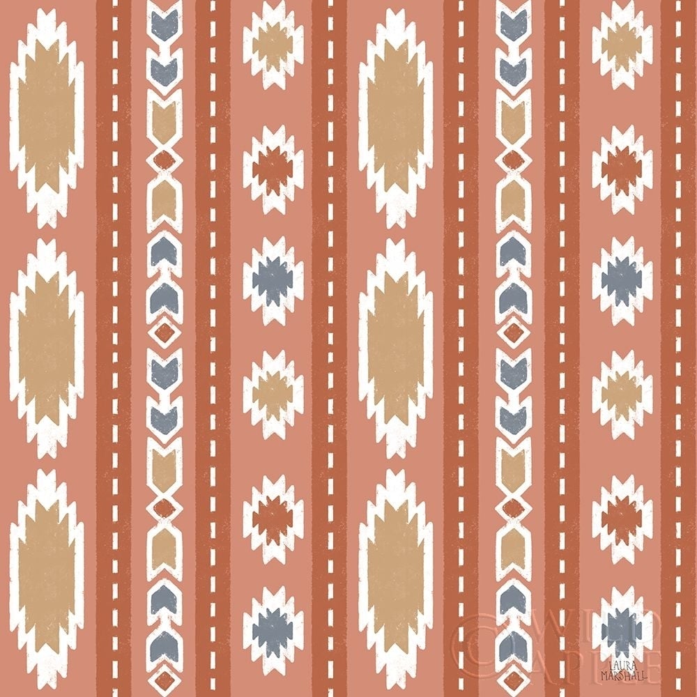 Gone Glamping Pattern IID Poster Print by Laura Marshall-VARPDX53616 Image 1